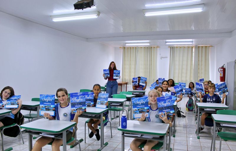Secretaria de Educação coordena projeto de inglês para alunos do 5º Ano da Rede Municipal de Itaipulândia